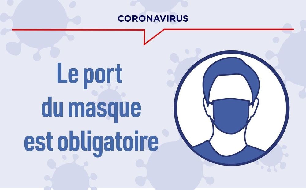 Port du masque obligatoire dans les lieux publics clos