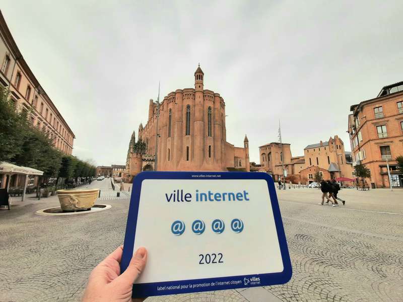 Albi distinguée « Ville Internet @@@@ 2022 »