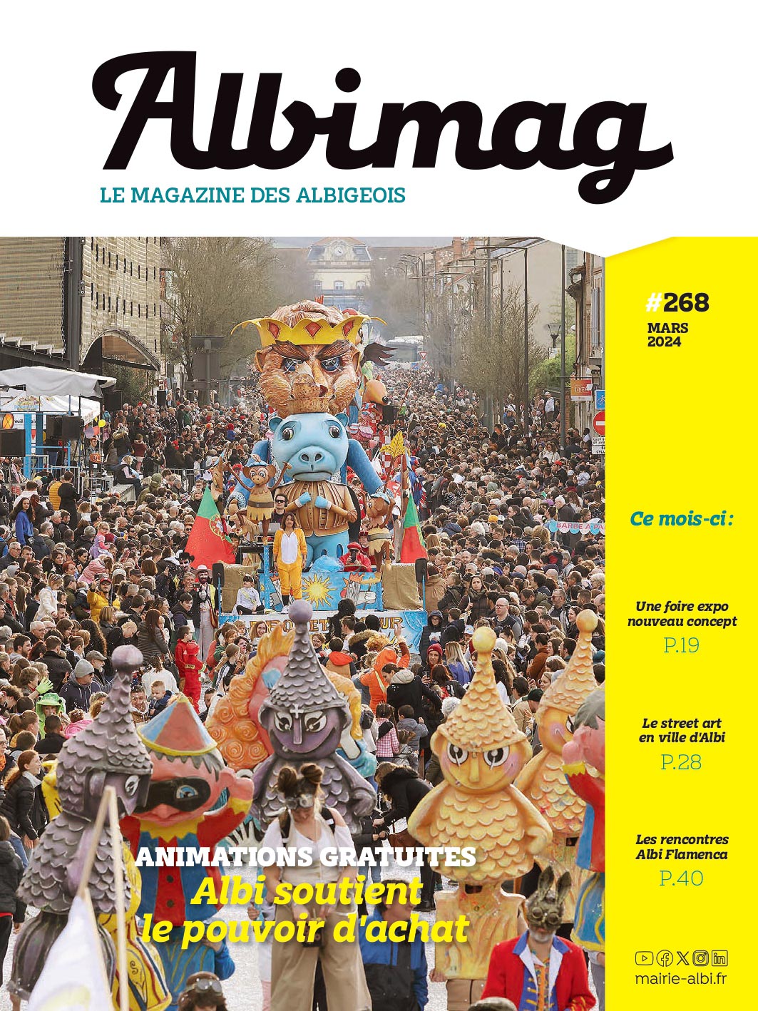 Le nouvel Albimag de mars 2024 est sorti !