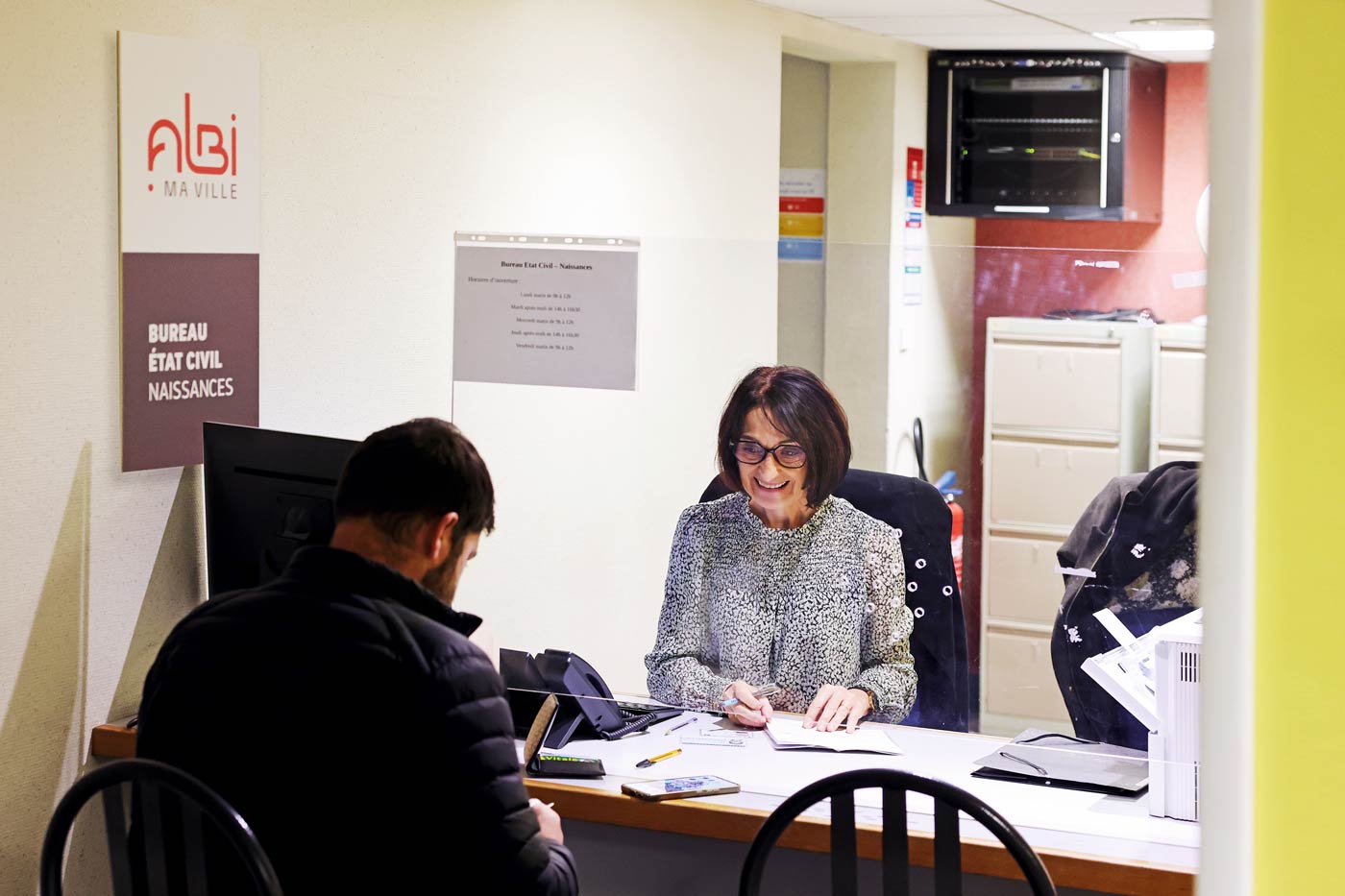 Bureau état-civil naissances