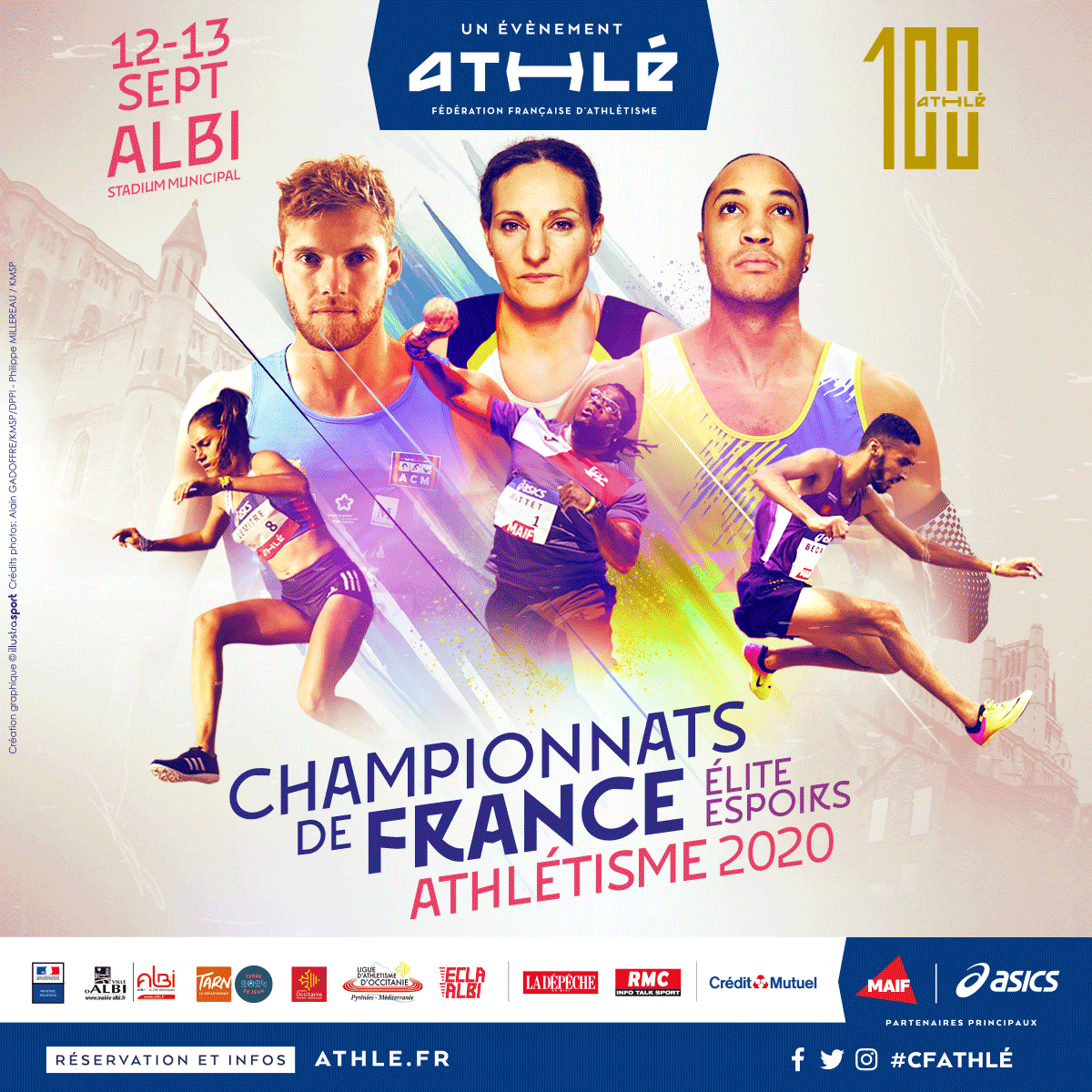 Les championnats de France d’athlétisme en septembre 