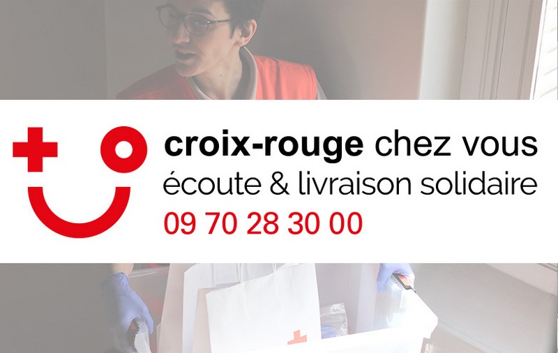 La Croix Rouge chez vous, écoute et livraison solidaire