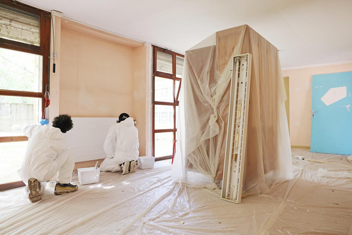 Un chantier jeunes au centre de loisirs de Cantepau