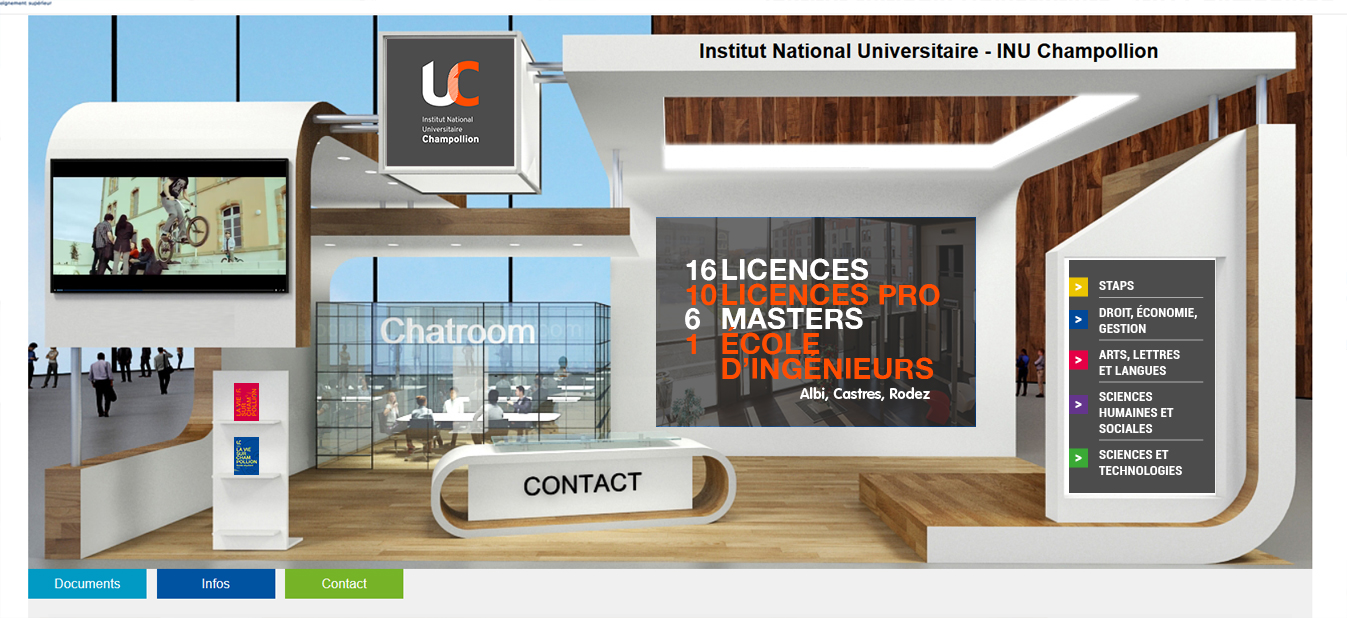 Champollion présente à Infosup