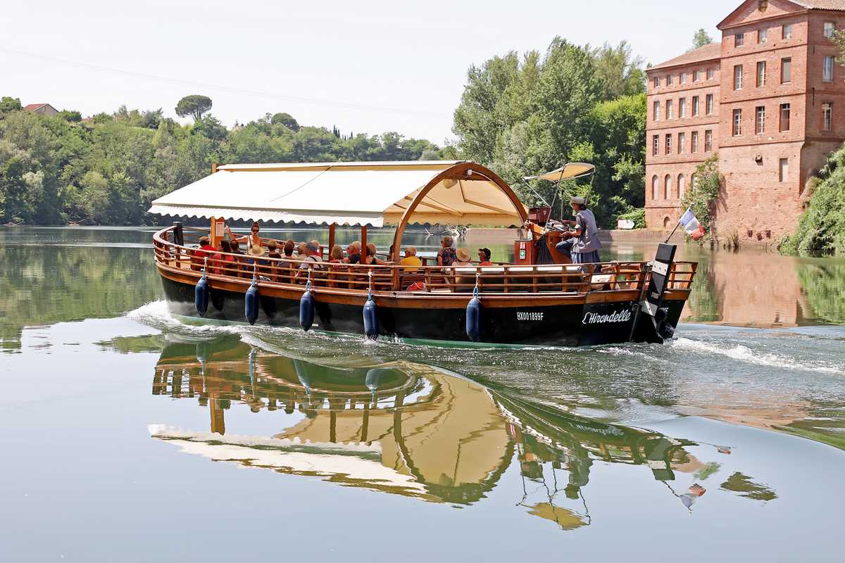 Gabarre sur le Tarn
