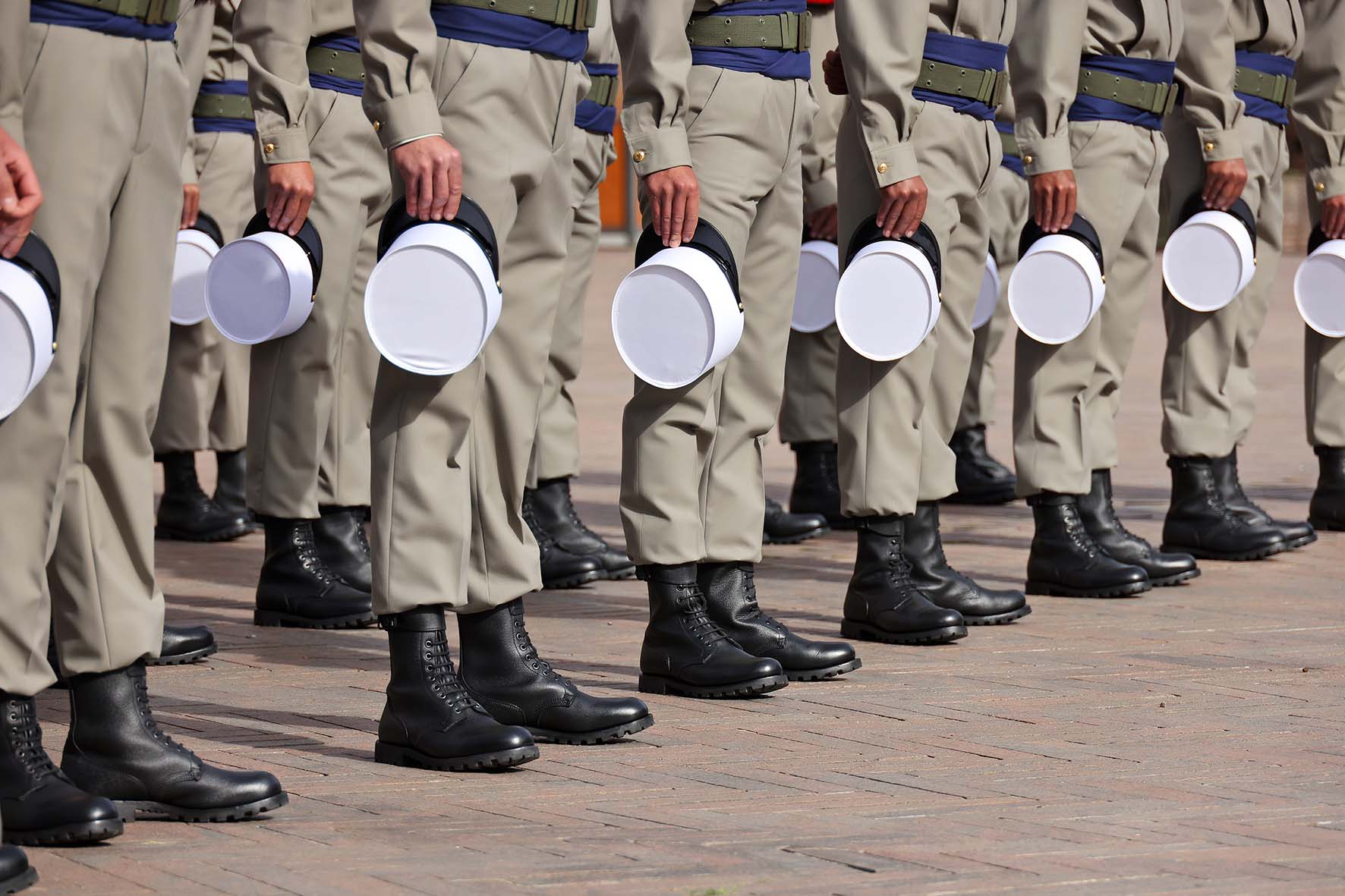 Cérémonie de remise des Képis blancs de la Légion étrangère
