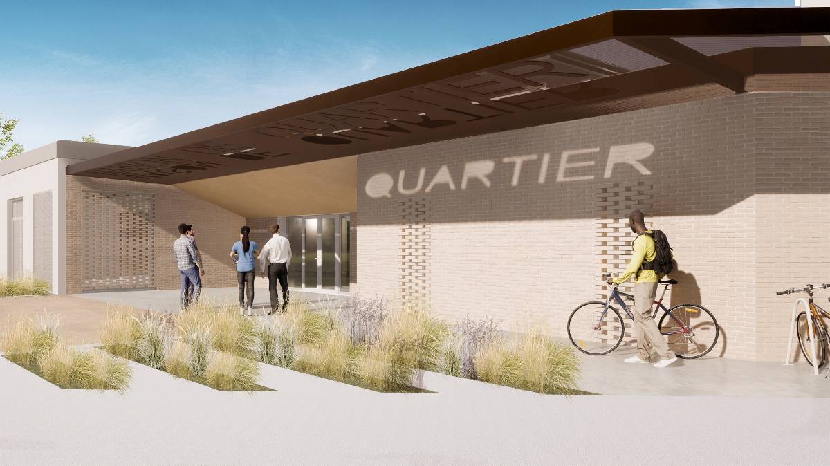 Entrée Maison de quartier Cantepau