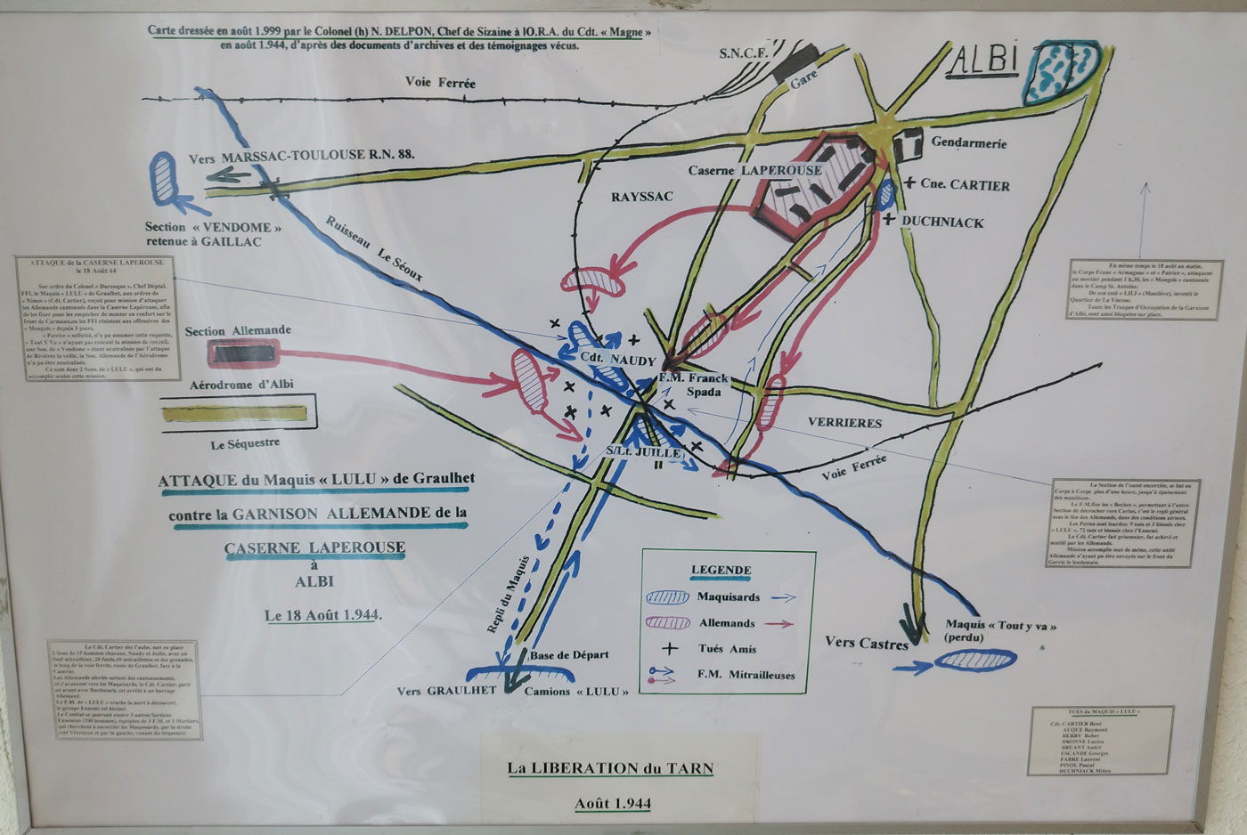 Exposition sur la libération aux archives municipales