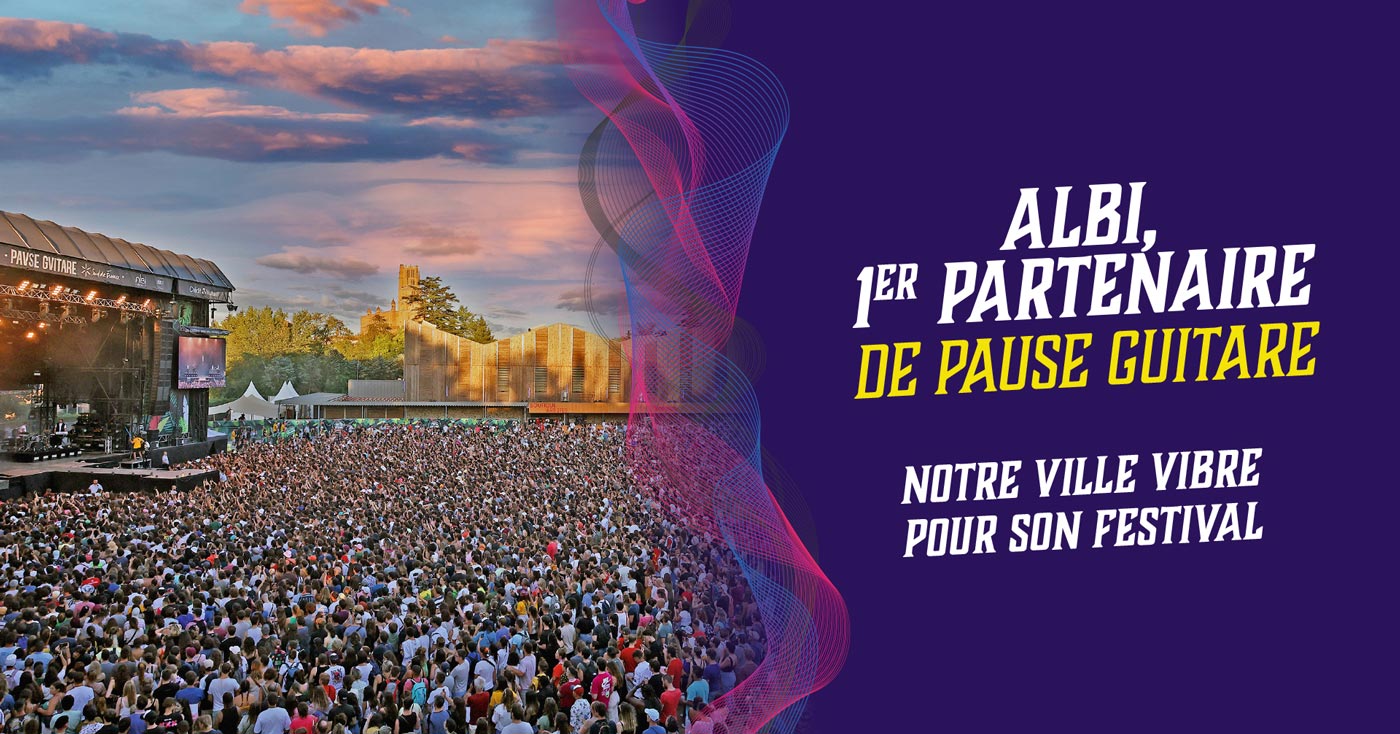 Albi 1er partenaire de Pause Guitare