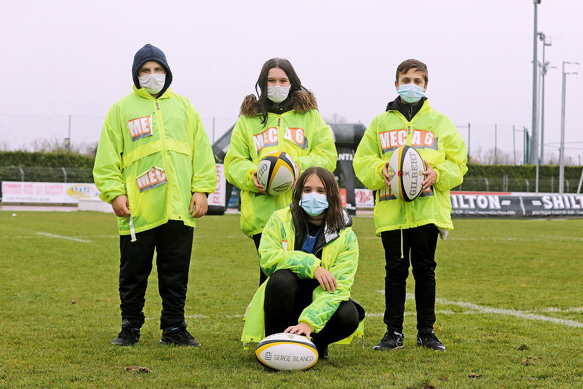 Les jeunes ramasseurs du Sporting