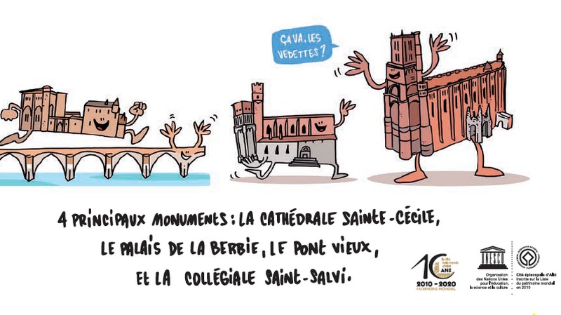 Albi patrimoine mondial en dessins