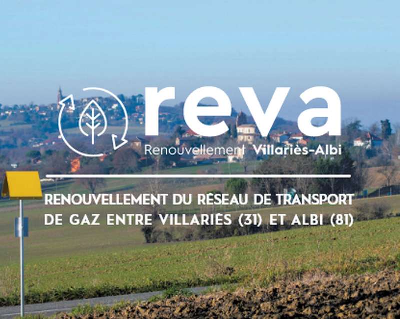 Renouvellement de la canalisation gaz existante entre Villariès et Albi : concertation préalable du public