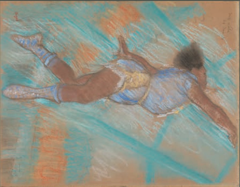 Edgar Degas, Miss Lala au cirque Fernando, 1879 pastel sur papier  
