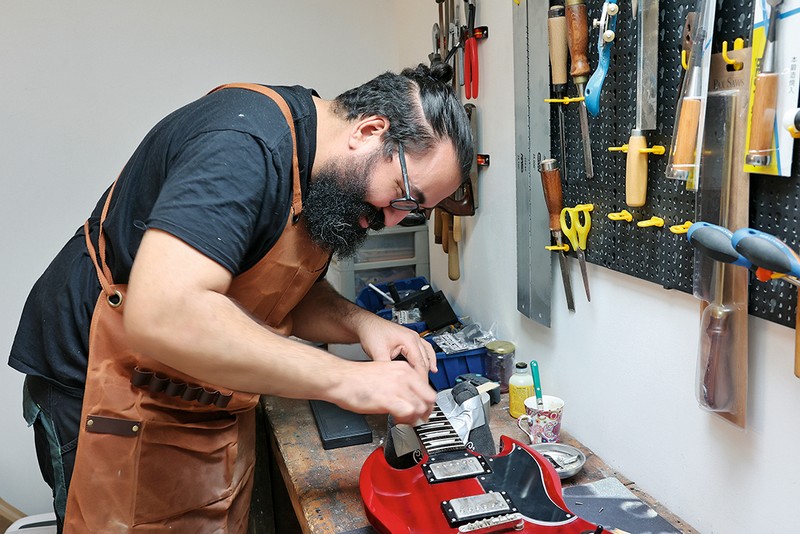 Un nouvel atelier pour les guitares
