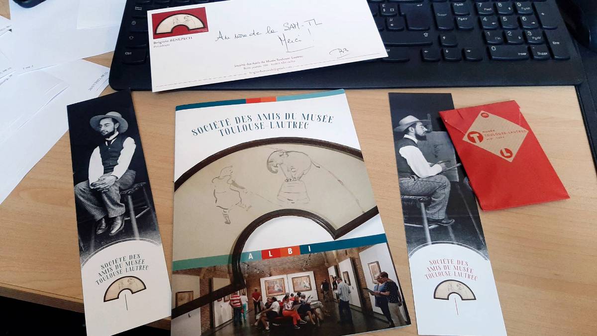 Brochure de la Société des amis du musée Toulouse-Lautrec