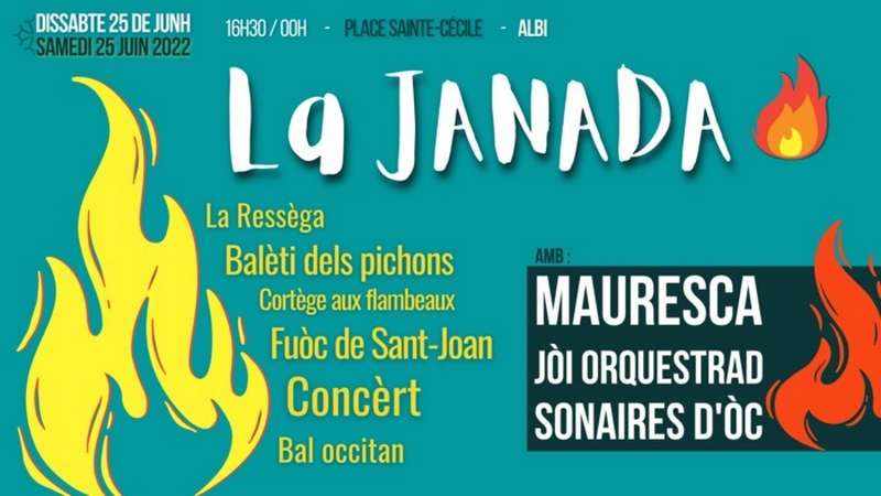 La Janada 2022- Feu de la Saint-Jean amb Mauresca, Jòi Orquestrad e Sonaires d'òc