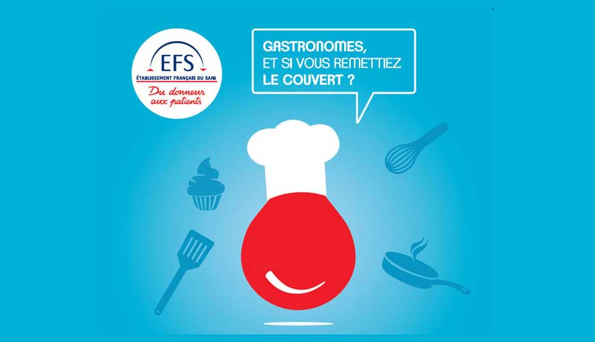 Don du sang : collecte gastronomique