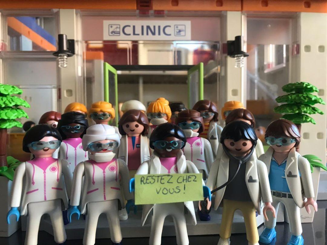 Le confinement vu par des passionnés de playmobil