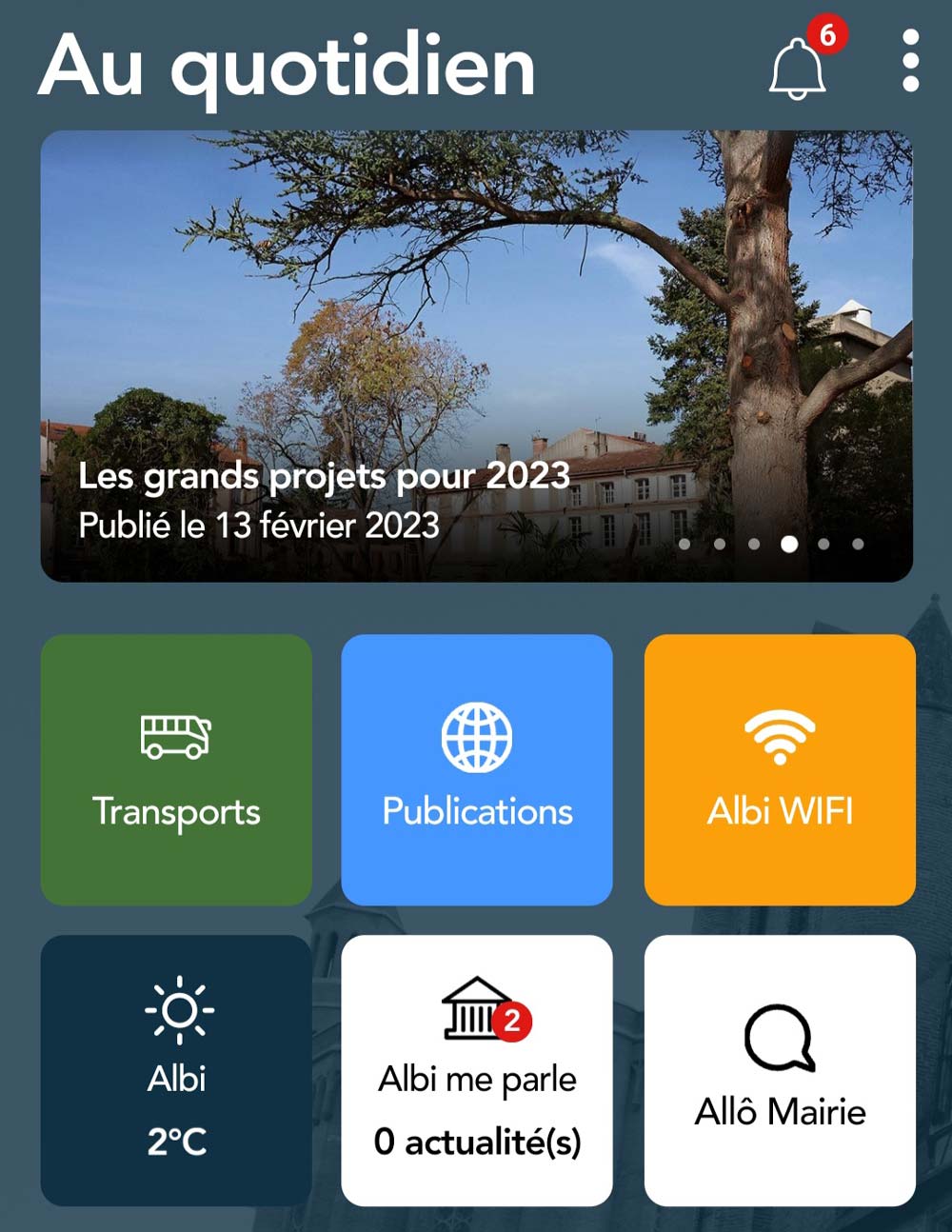 Application Albi dans ma ma poche