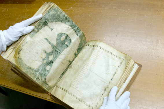 La Mappa Mundi d’Albi est une des plus anciennes représentations du monde.