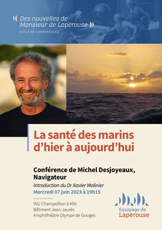 Michel Desjoyeaux en conférence à Albi
