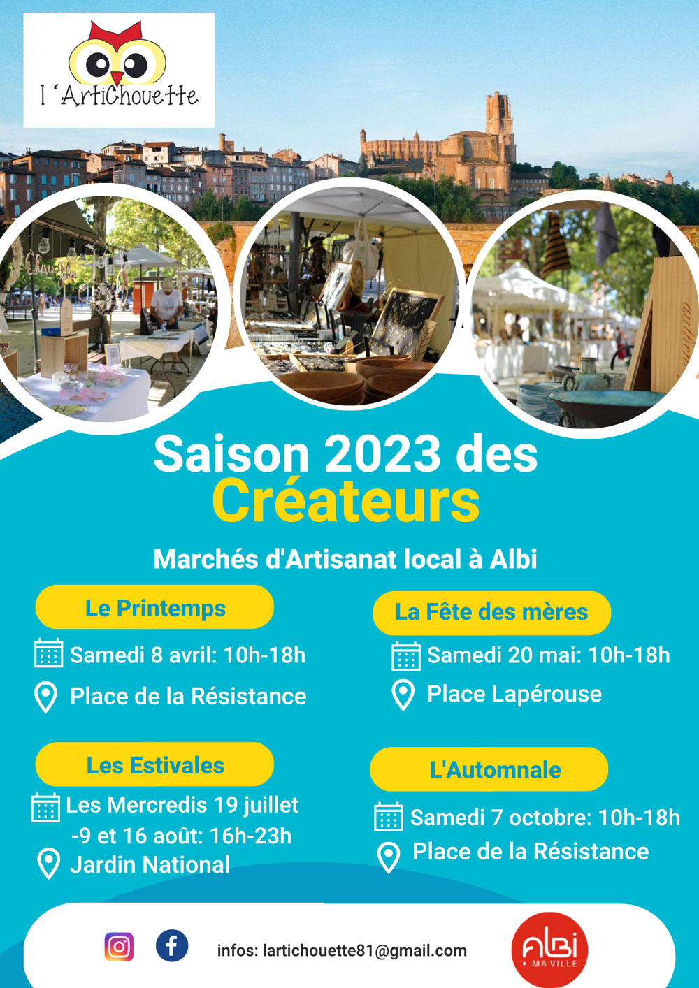 Marchés des créateurs 2023