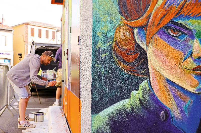 Fresque murale rue Saint-Afric