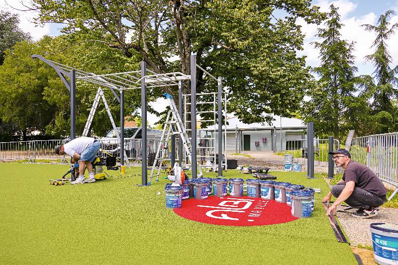 Aire de jeux de street-workout à Lapanouse