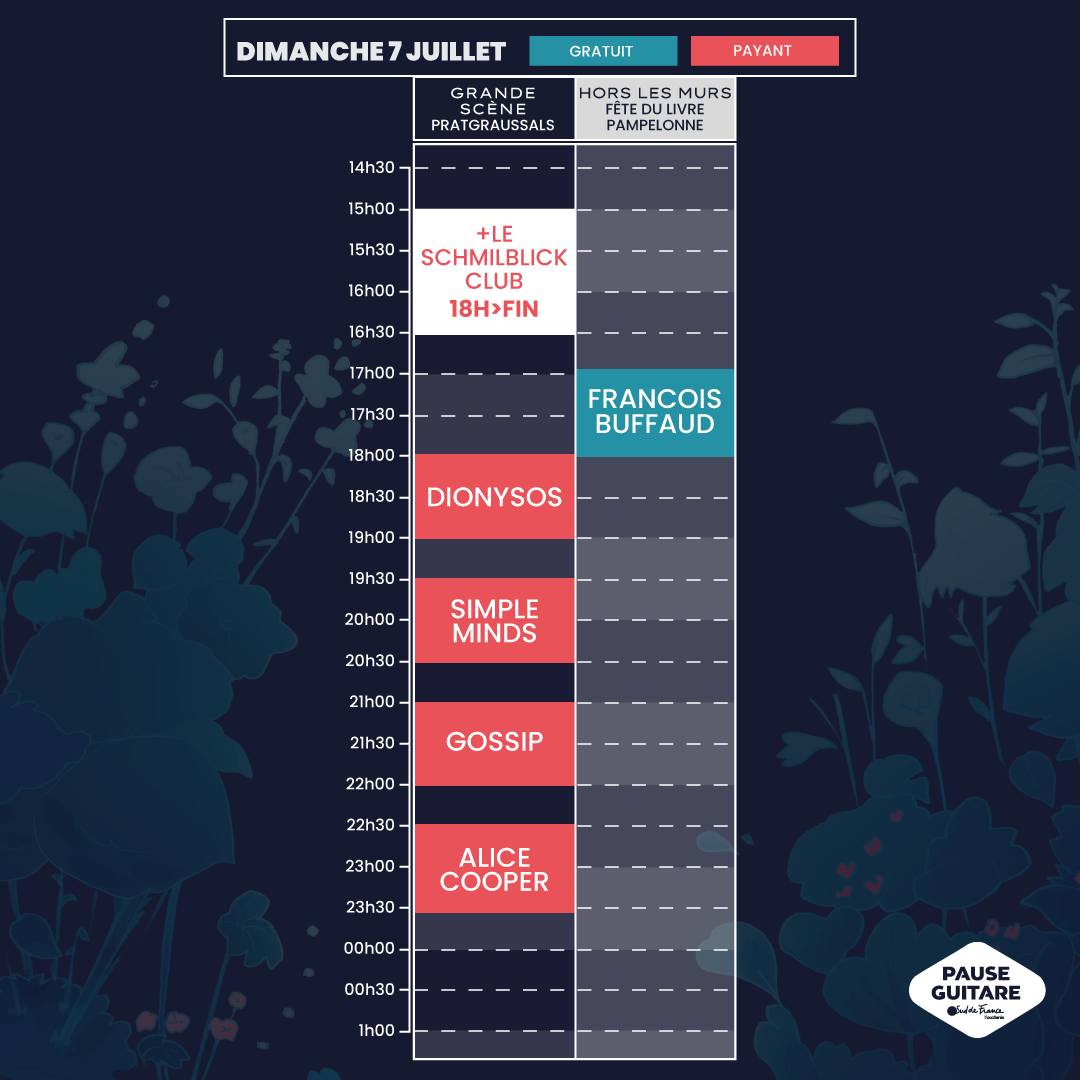 Pause Guitare 7 juillet 2024