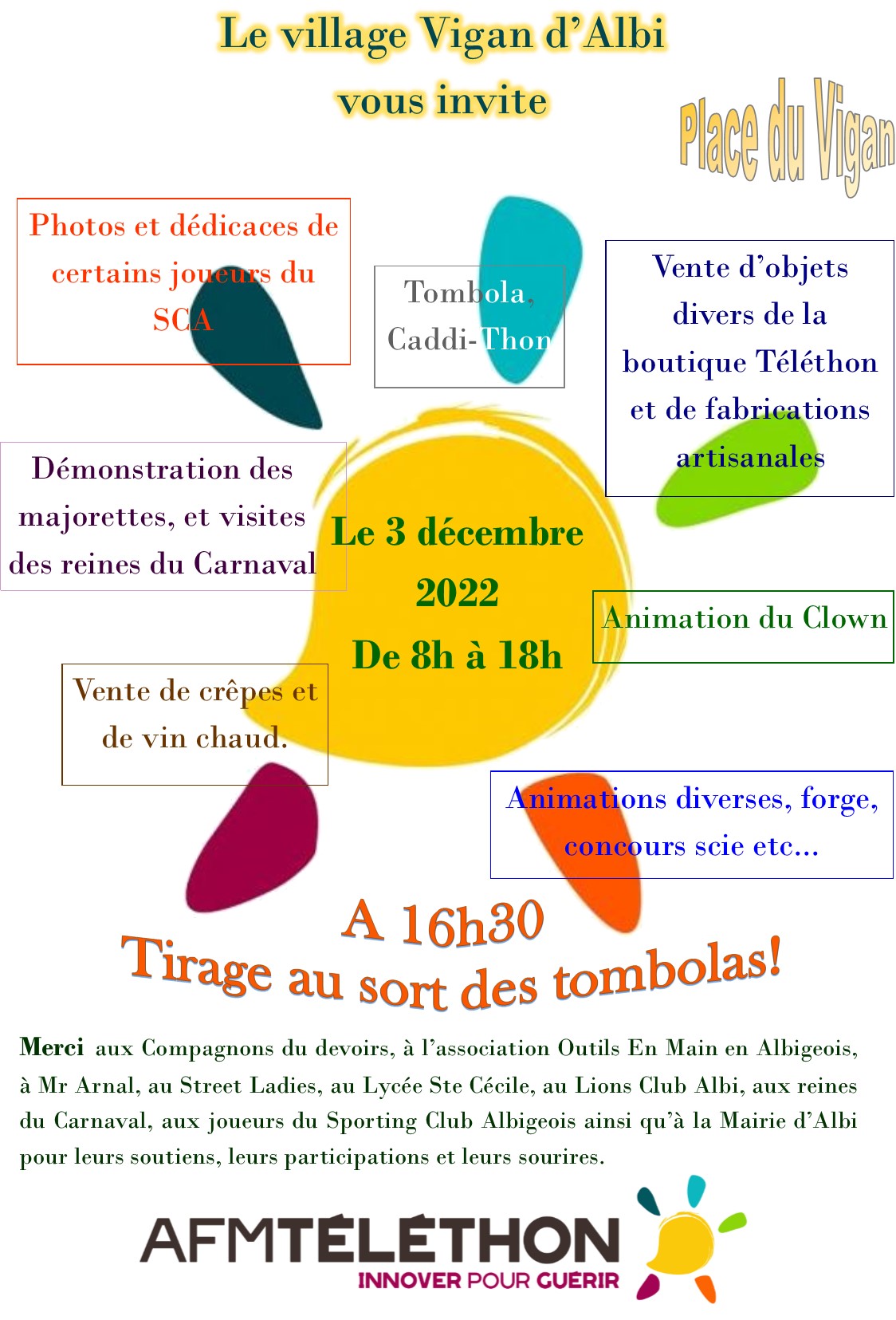Programme Téléthon 2022