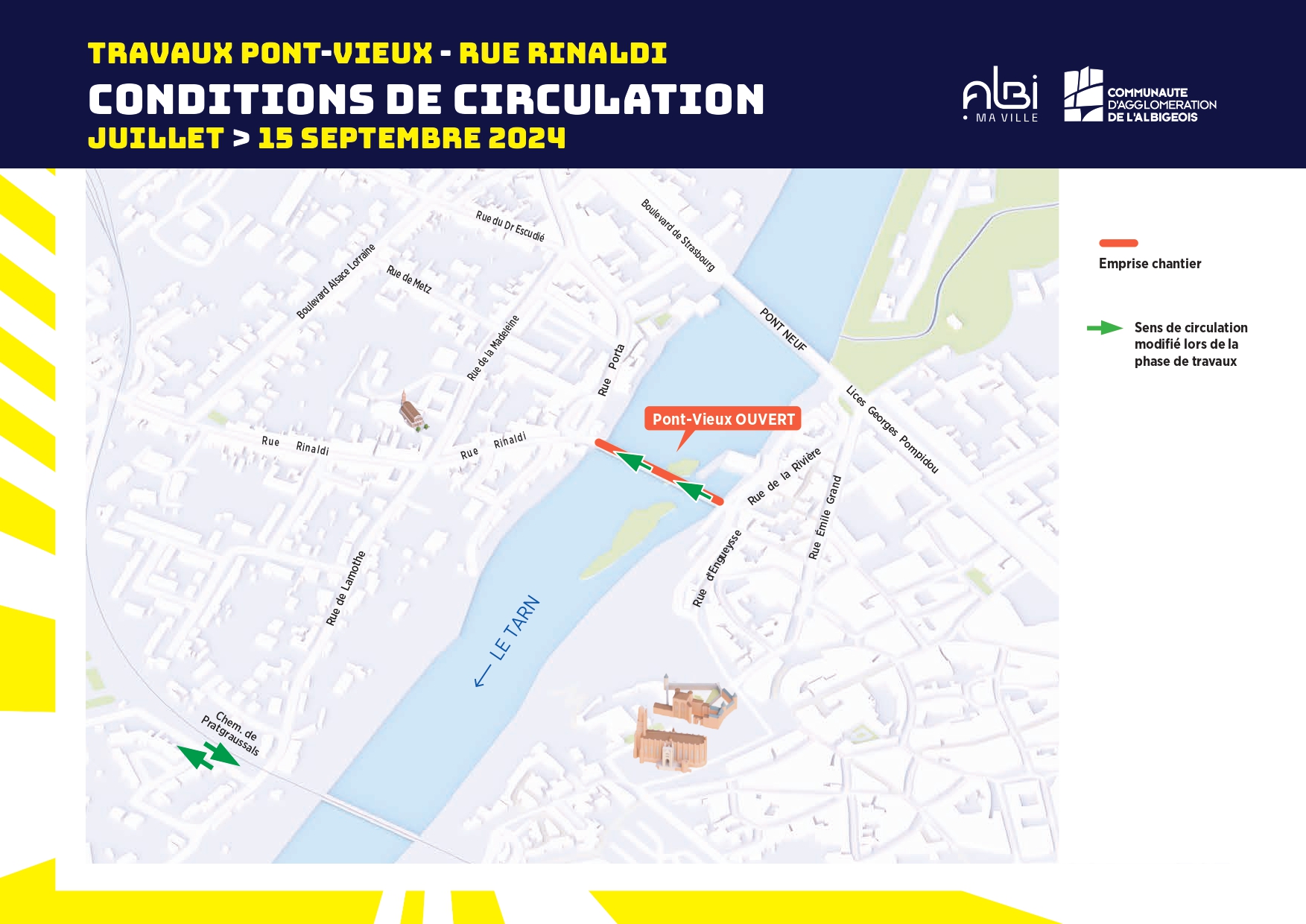 Travaux juillet au 15 septembre 2024