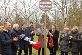 Inauguration de la piste de cyclo-cross de la Plaine des sports et de loisirs de la Guitardié