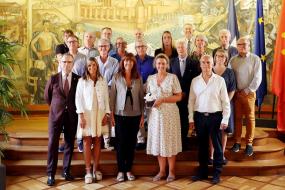 Le maire de Gérone, Marta Maderenas, en visite à Albi