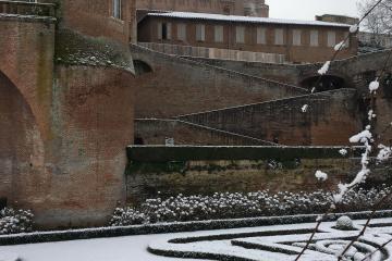 Albi sous son manteau de neige