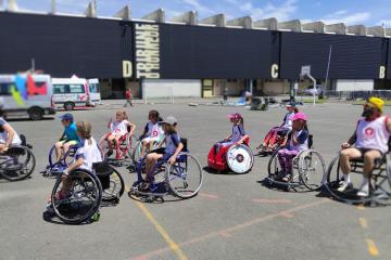  Journée sensibilisation Handisport pour nos Kids! J-2 avant les championnats de France Handisport au stadium d'Albi