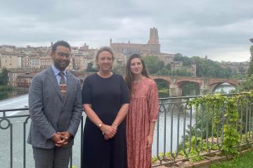 Visite à Albi de Dylan Parker, Maire de Randwick