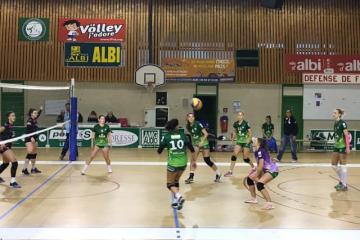 Victoire des Albigeoises du VBA après une fin de match particulièrement serrée face à l’équipe de Bedarieux