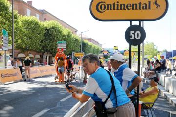La ligne d'arrivée est déjà en place  - Tour de France 2019