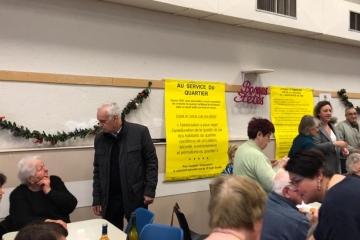 Sympathique après midi de vœux au son de l’orgue de barbarie avec l’association de quartier de Mezard-Ranteil!