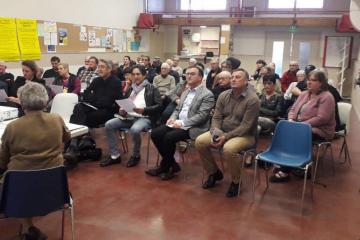 AG de l’association de quartier Mezard-Ranteil: une belle assemblée d’habitants enthousiastes et motivés, autour de chantiers structurants en cours et de beaux projets d’avenir pour le quartier....!