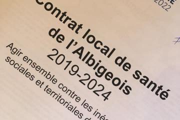 Contrat local de santé de l’Albigeois: signature ce matin en salle des États en présence de l’ARS, de la CPAM du Tarn et de la Fondation du Bon Sauveur d’Alby Un contrat écrit en concertation avec 50 partenaires au total, mobilisés pour agir ensemble contre les inégalités sociales et territoriales de santé.....et répondre aux besoins et attentes spécifiques de notre territoire...