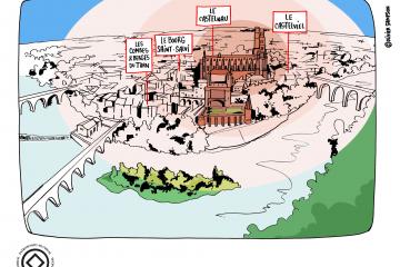 Albi patrimoine mondial en dessins