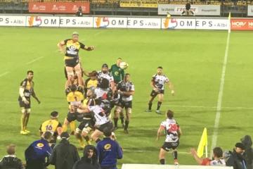 ‪Victoire des Albigeois face à Rouen en 1/2 finale aller 20-9‬ ‪Allez les Albigeois!!!‬, on ne lache rien pour le retour.....!!!