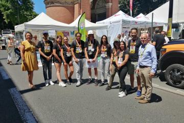 Les jeunes citoyens vous accueille à la Fan Park - Tour de France 2019