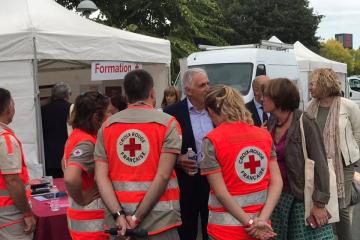 « Journée citoyenne jeunesse » organisée par la Croix Rouge du Tarn aujourd’hui à IMT Mines Albi... Beaucoup de stands et des centaines de bénévoles, pour présenter leurs nombreuses activités, et rappeler que plus que jamais, la jeunesse est notre avenir.....