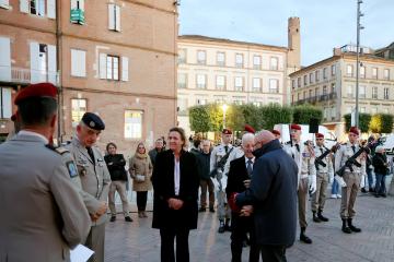 8e RPIMA - Cérémonie de remise des fourragères