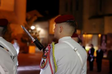 8e RPIMA - Cérémonie de remise des fourragères