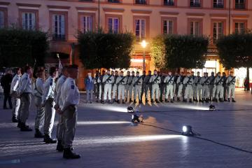 8e RPIMA - Cérémonie de remise des fourragères