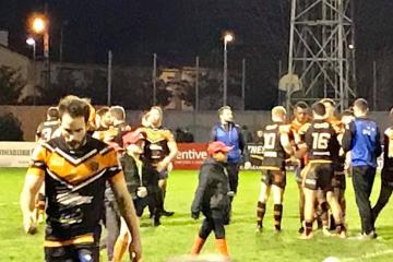 Félicitations aux Albigeois de l’Albi Rugby League - Tigers pour leur magnifique victoire 30 a 22 face aux joueurs du Saint Esteve 13 Catalan...!!!!