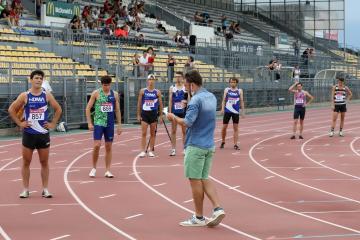 Entrainement des meilleurs français du demi-fond au Stadium